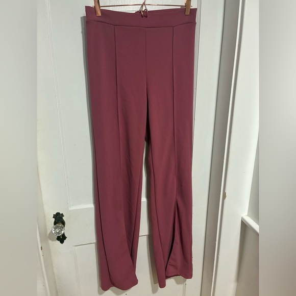Fashion Nova Mauve Women's Dressy Trousers Size XL - Picture 1 of 5